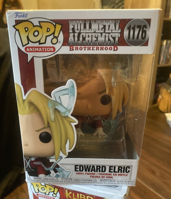 Funko POP Fullmetal Alchemist Brotherhood Edward Elric #1176 Chase Lil Damage BX