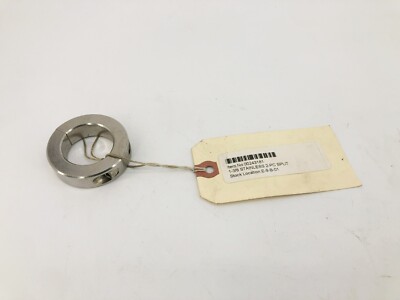 New Climax 2C-137-S Two-Piece Split Clamp Collar Stainless Steel 1-3/8'' ID
