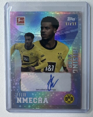 Topps Auto Felix Nmecha /99 Bundesliga Rising Star
