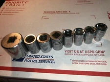 Various Brands 12pt And 6pt Shallow SAE 1/2 drive socket Choose