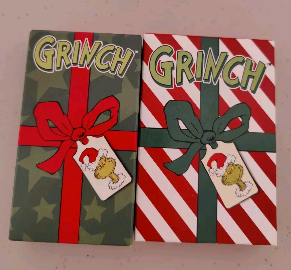 X2) McDonalds Canada 2025 Merry Grinchmas Happy Meal The Grinch