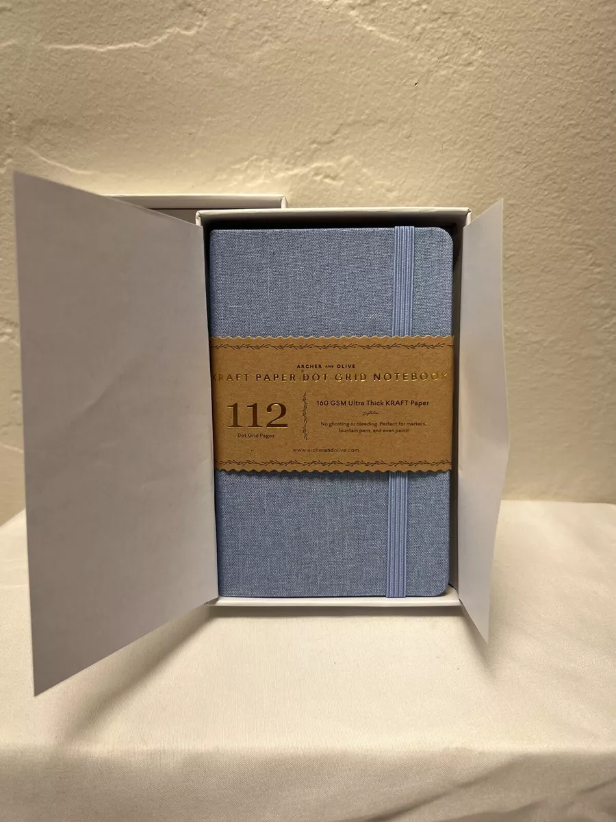 Archer & Olive Exclusive Sub Box Pocket Size Denim Journal 112 Dot Grid  Craft