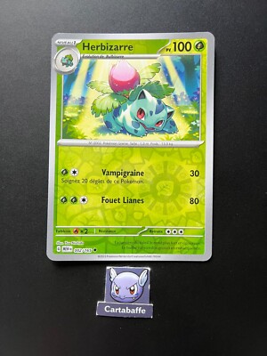 Carte gradée Herbizarre 002/165 Master Ball 151 PSA 10 Pokémon Japonais