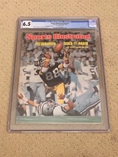 Sports Illust CGC 6.5 White (Lynn Swann Super Bowl Iconic Catch- Steelers 1976!)