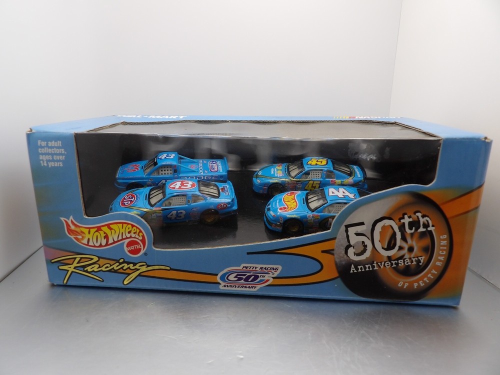 PETTY RACING 50TH ANNIVERSARY   1999 HOT WHEELS RACING   1:64   THREE CAR SET