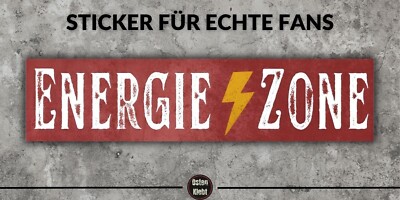 5x Cottbus Sticker/ Aufkleber, Fußball,  42cm x 9,8cm - Energie Zone
