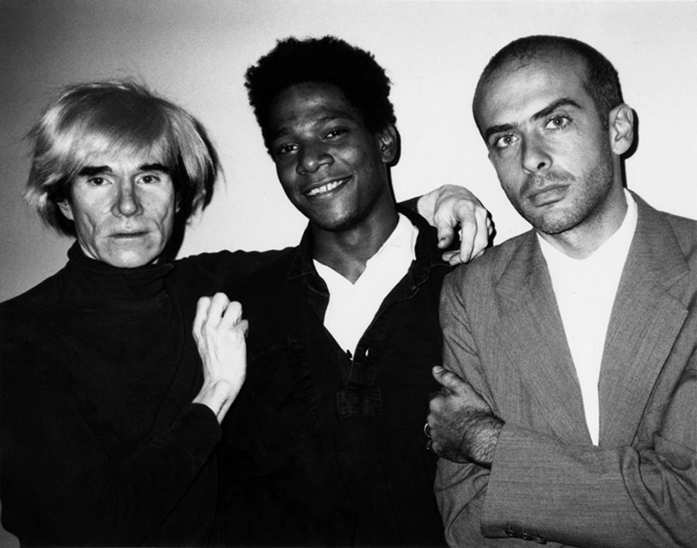 Andy Warhol Jean Michel Basquiat & Francesco Clemente Print 11 x