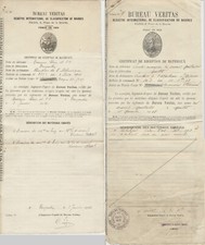 Frankreich  France  2x  Historische  Dokumenten  1911 / 1912  ( 624