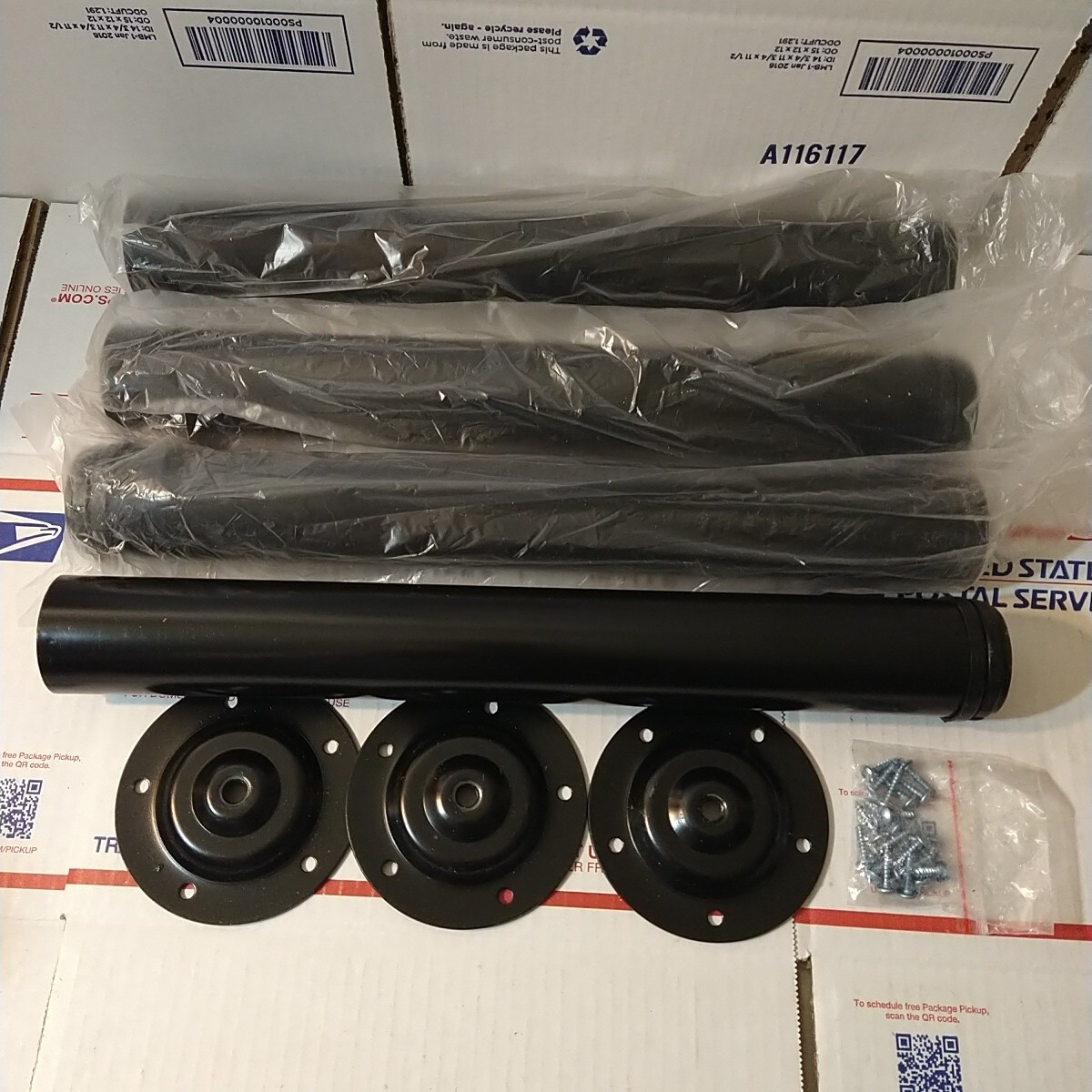 QLLY 16 inch Adjustable Metal Bench Legs, Coffee Table Leg, End Table