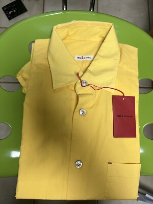 Yellow Kiton men's Casual Shirt clothing