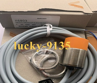 1pcs 100% Test IFM II5803 IIB2022-AROG/UP/2LED/3M/PH Proximity Switch New