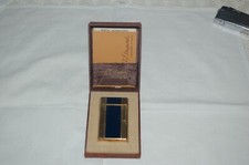 Dupont, Chinese Lacquer & Gold Plated Lighter, Case & Warranty, Vintage