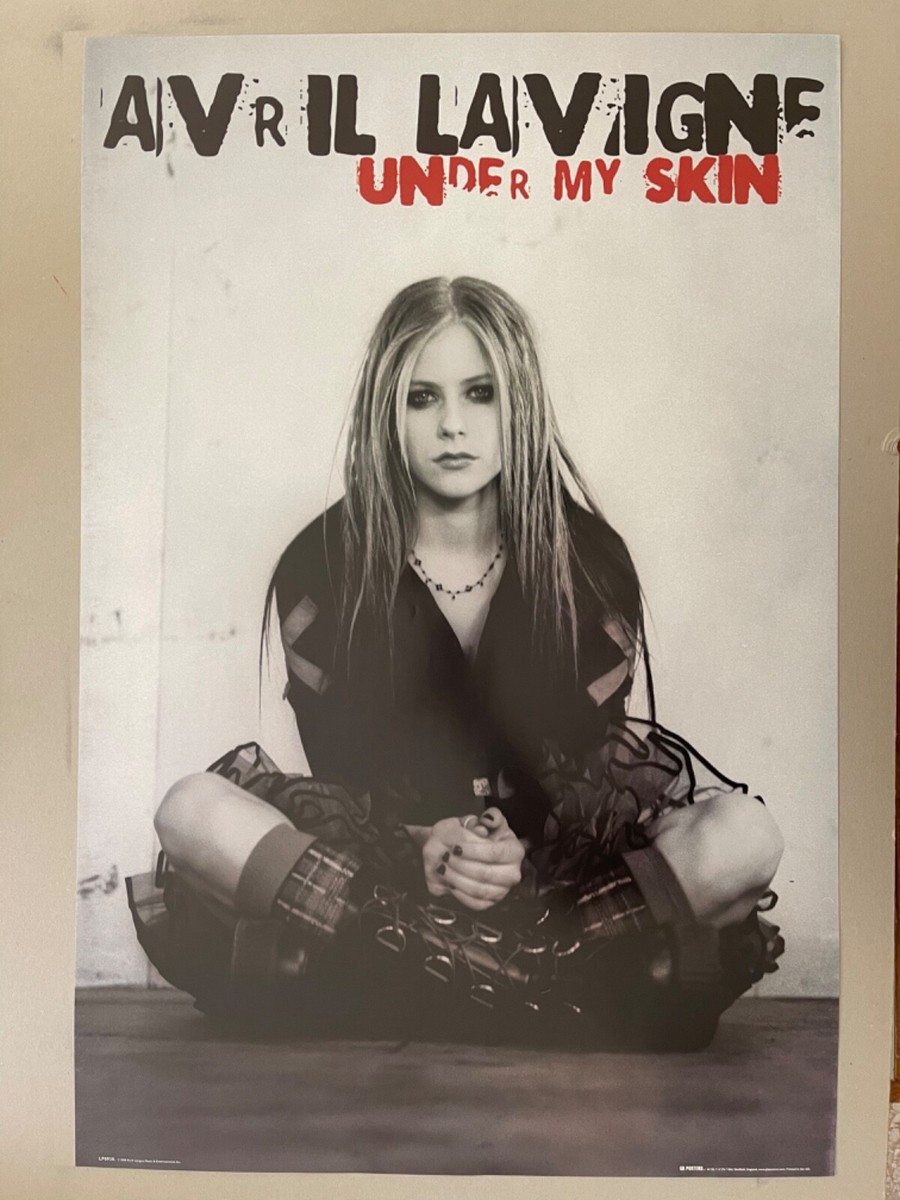 Avril Lavigne under my skin ポスター AVRIL LAVIGNE,UNDER MY SKIN, RARE AUTHENTIC 2005 POSTER | eBay