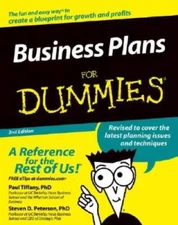 Business Plans For Dummies - Paperback By Tiffany, Paul - GOOD