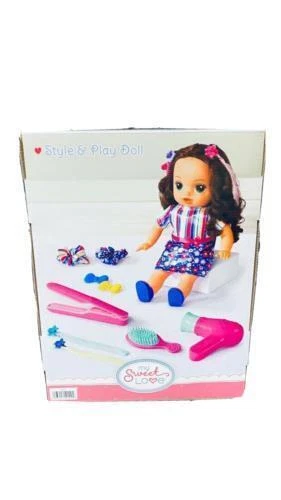 Juego de juguetes My Sweet Love Style and Play Doll, 13 piezas Foto 2 de 2