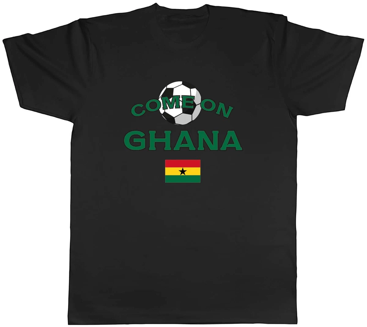 Ghana Badge Homme T-shirt Football Sports Event Him Footy Tee