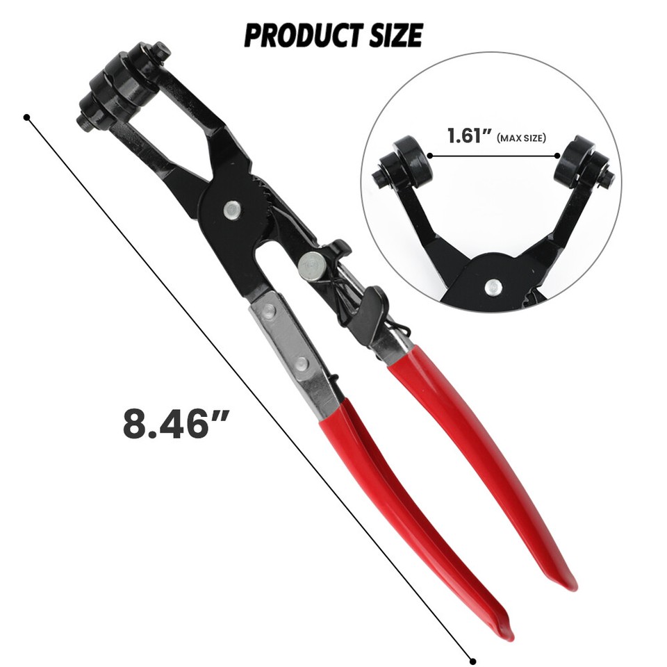 2x Hose Clamp Pliers Car Water Pipe Fuel Coolant Spring Bundle - Foto 12