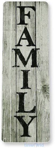 Family Cottage Farm Beach House Rustic Metal Decor Tin Sign B817 - Afbeelding 1 van 2