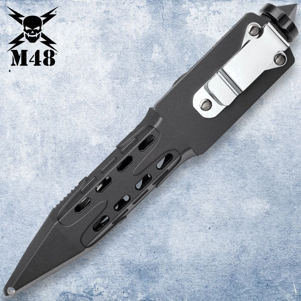 Cuchillo de bota espiral M48 | Hoja de acero inoxidable de tres filos de 5 3/4" | 10 1/2" en total Foto 4 de 4