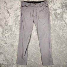 Kjus Pants Men's 36x32 Tag 34X32 Gray Ike 5 Pocket Golf Performance Outdoor