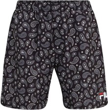 Fila Black Praisley AOP SEOUL AOP beach shorts