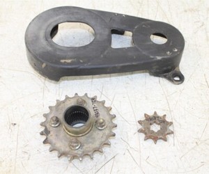1999 Suzuki Quadsport LT 80 Front & Rear Sprocket w/ Guard Cover