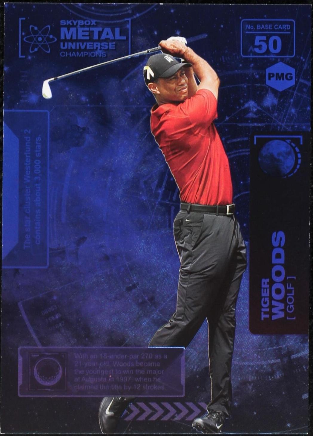2021 Skybox Metal Universe Champions - Tiger Woods #50 | eBay