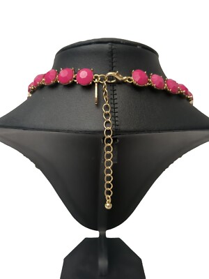 Natasha Couture Bright Pink Flower Design Cluster Statement  display picture 3