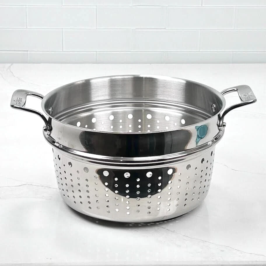 All-Clad Essentials 18/10 Stainless Steel 6.5-qt Colander.