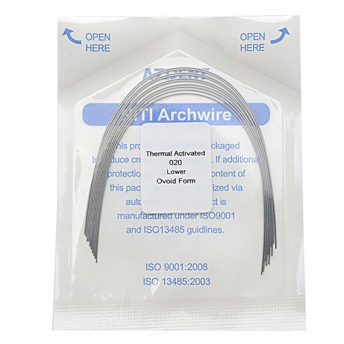 AZDENT Dental Orthodontic Niti Heat Thermal Activited Arch Wires Round 012-022 - Picture 60 of 64