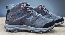 Merrell Big Kids Moab 3 Mid Waterproof Hiking Boots, Girls Size 3.5 M