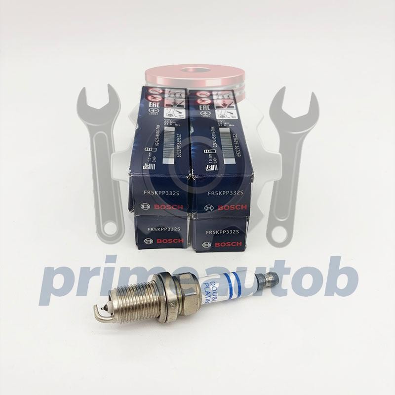 4X Spark Plugs 06H905611 for AUDI Q5 A4 VW Jetta GTi 1.8T FR5KPP332S BOSCH US