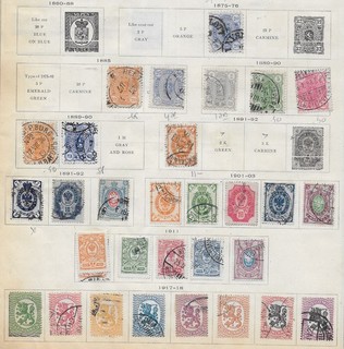 31 Finland Stamps from Quality Old Antique Album 1875 1918