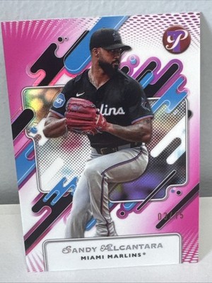 2025 Topps Pristine - Sandy Alcantara #183 Pink Refractor /15