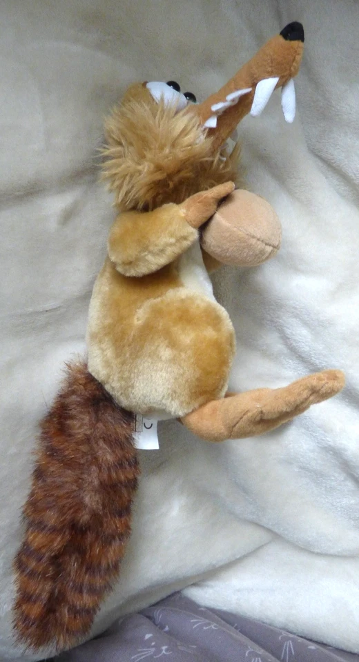 SCRAT mit Eichel Ice Age 2 Plüschtier 25cm mit Eichel Stofftier Rattenhörnchen - Bild 4 von 4