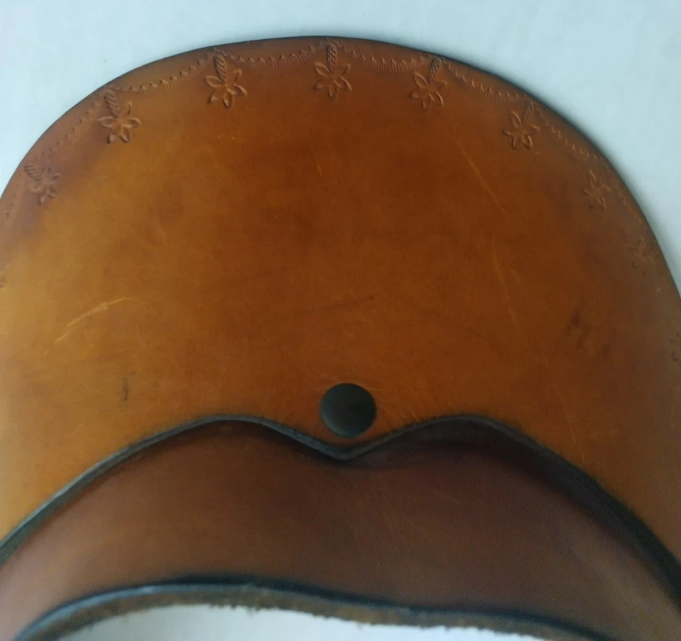 Parasol de cuero, ajustable, motociclista, vaquero, pescador, etc. Foto 4 de 4