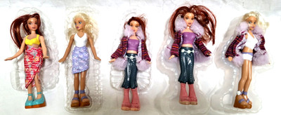 My Scene Dolls Lot Of 5 McDonald's  Toys 5  BARBIE Dolls