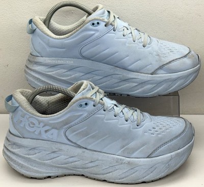 Women's HOKA W BONDI SR Athletic Slip Resistant Shoes Size 10 Blue