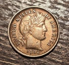 1892 Barber Dime, XF Detail - Very Nice Silver Coin