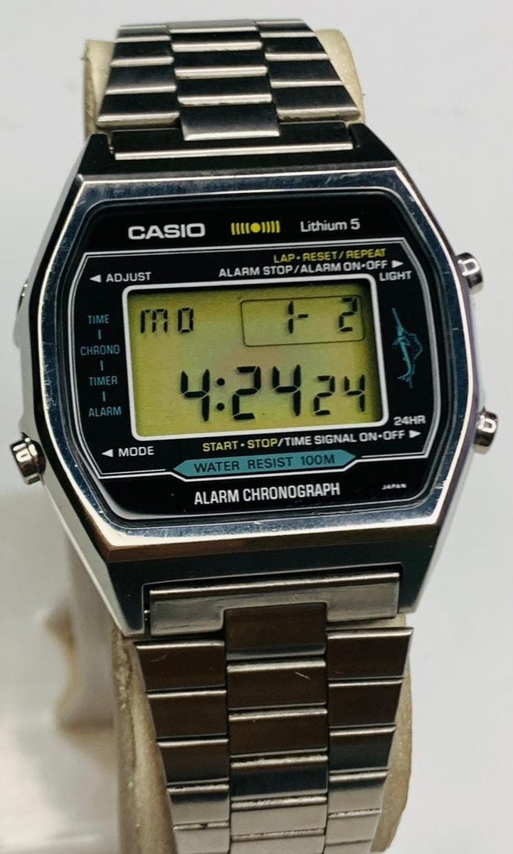 CASIO H101 カシオカジキ marlin ヴィンテージ 【本体のみ】 Vintage Casio Marlin H101 Digital Men's Quartz Watch | eBay