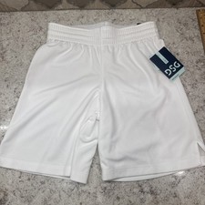 DSG Girls' Basketball Shorts Small Pure White NWT
