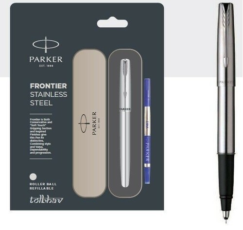 UNI-BALL Stylo Roller pointe métal fine encre liquide Bleue UNI-BALL