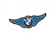 NEW 1 3/8 X 4 1/4" BMW Iron on Patch Free Shipping