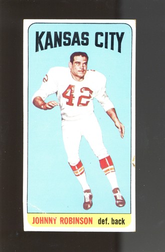 Johnny Robinson #109 1965 Topps card