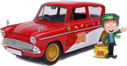 Джада, 1:24, изготовленный на заказ Ford Anglia 1959 года выпуска с фигуркой Счастливчика-лепрушана.