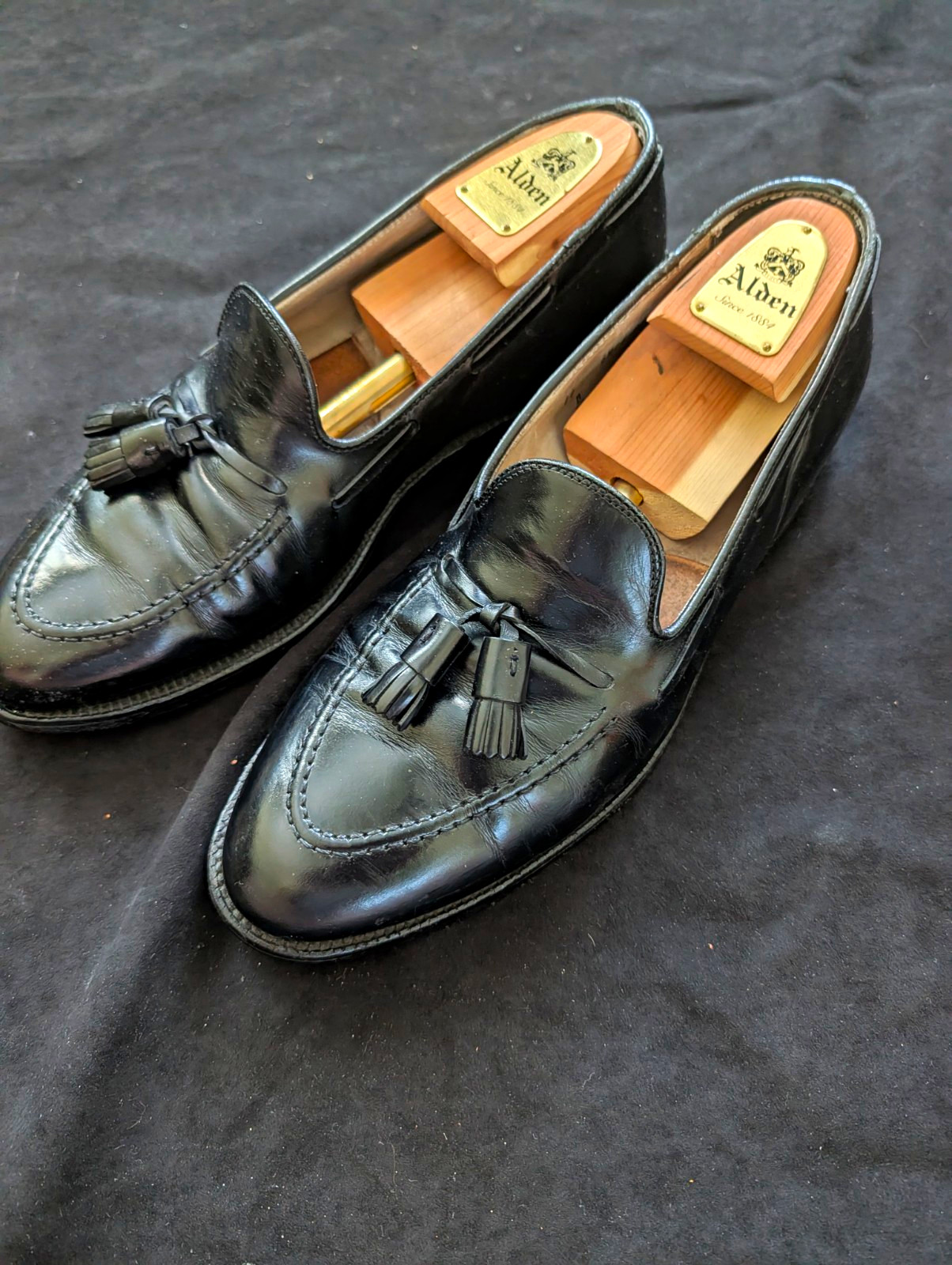 Alden 660 Black Calfskin Tassel Loafer