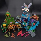 1988 Playmates TMNT LOT with Villians Vehicles Weapons 8 Figures & Accessories