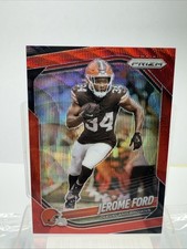 2025 Panini Prizm Red Wave /149 Jerome Ford #227 Browns SP