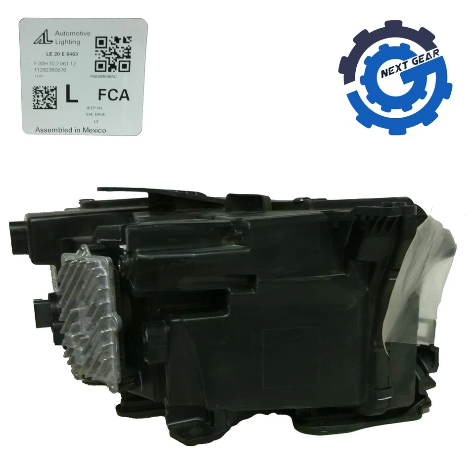 Conjunto de faros LED izquierdos Mopar OEM para Jeep Grand Cherokee 2021-2025 68584659AC Foto 3 de 4