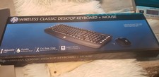 HP Wireless Classic Desktop Keyboard and Mouse LV290AA Black. Brand New In Box.